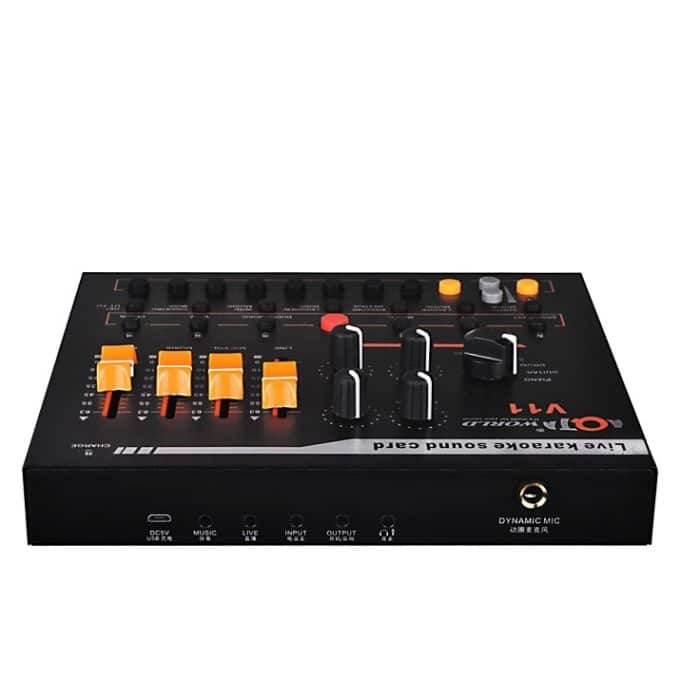 V11 Live Broadcasting Equipment Webcast Entertainment Streamer Musiksynthesizer Tuning Soundkarte – Bild 2
