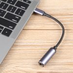 USB-C/Typ-C-Stecker auf 7,9 x 0,9 mm weibliches, geflochtenes Nylon-Adapterkabel – Bild 6