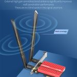 COMFAST CF-BE200 Pro 8774 Mbit/s WiFi7 PCIE Wireless-Netzwerkadapter WiFi-Empfänger – Bild 16