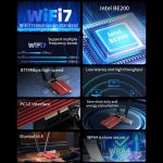 COMFAST CF-BE200 Pro 8774 Mbit/s WiFi7 PCIE Wireless-Netzwerkadapter WiFi-Empfänger – Bild 7