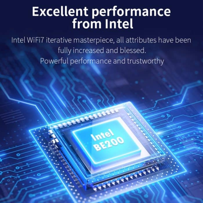 COMFAST CF-BE200 Pro 8774 Mbit/s WiFi7 PCIE Wireless-Netzwerkadapter WiFi-Empfänger – Bild 9