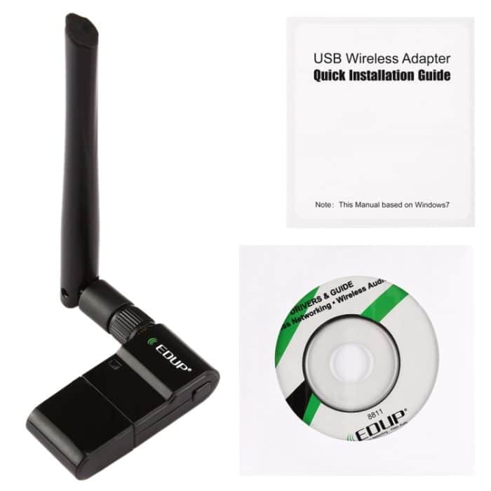 EDUP EP-AC1635 600 Mbit/s Dualband Wireless 11AC USB-Ethernet-Adapter 2 dBi Antenne für Laptop/PC, EP-AC1635 – Bild 5