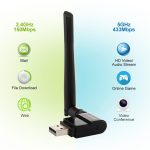 EDUP EP-AC1635 600 Mbit/s Dualband Wireless 11AC USB-Ethernet-Adapter 2 dBi Antenne für Laptop/PC, EP-AC1635 – Bild 7