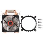 CoolAge L400 DC 12 V 1600 PRM 40,5 cfm Kühlkörper Hydrauliklager Lüfter CPU-Lüfter für AMD Intel 775 1150 1156 1151, L400 (White), L400 (Red) – Bild 6