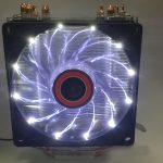 CoolAge L400 DC 12 V 1600 PRM 40,5 cfm Kühlkörper Hydrauliklager Lüfter CPU-Lüfter für AMD Intel 775 1150 1156 1151, L400 (White), L400 (Red) – Bild 8