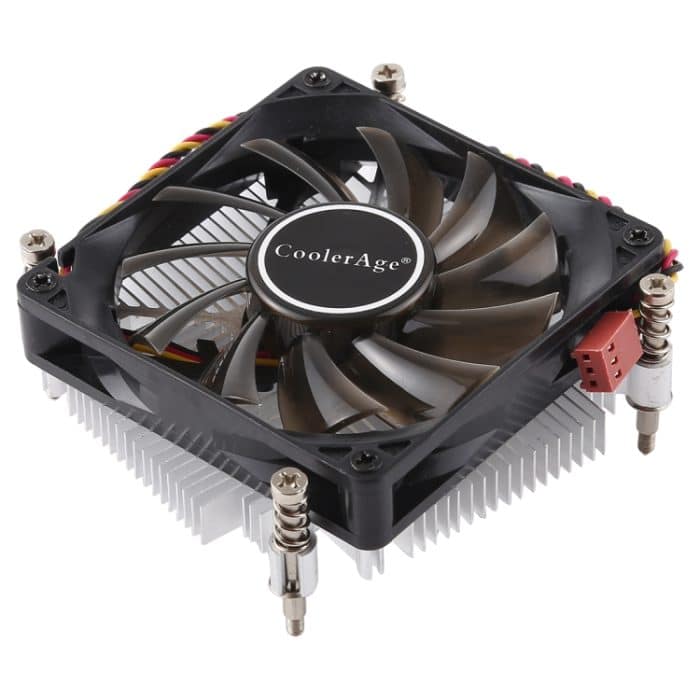 CoolerAge 1155-1U DC 12V 2000PRM 30,5 cfm Kupferkernkühlkörper Hydrauliklager Lüfter CPU-Lüfter für Intel 1150 1156 1151 – Bild 3