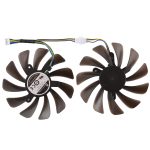 DC 12V 4-poliger VGA-Grafikkarten-Lüfter für Zotac Geforce GTX 1080 Ti GTX 1080Ti AMP Edition, Durchmesser: 95 mm, paarweise