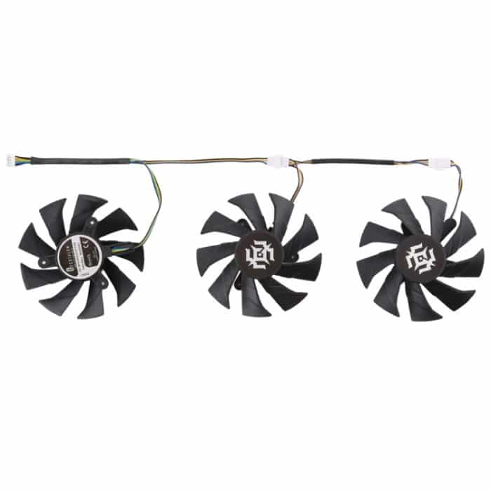 3 PCS Grafikkarten-Lüfter für Zotac GTX 1070-8GD5 X-OC, Durchmesser: 85 mm – Bild 2
