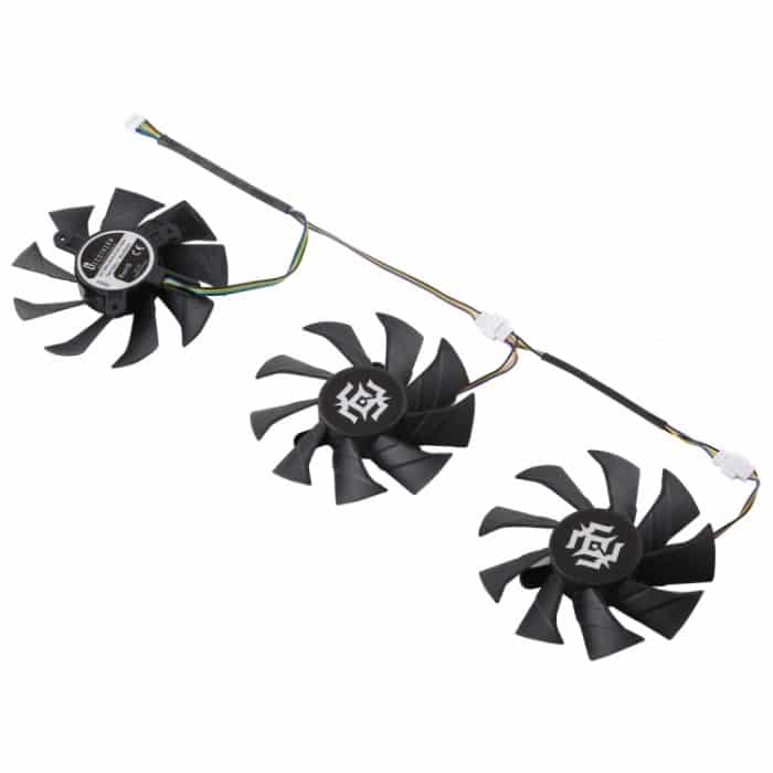 3 PCS Grafikkarten-Lüfter für Zotac GTX 1070-8GD5 X-OC, Durchmesser: 85 mm – Bild 3