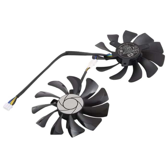 HA9010H12F-Z 4-poliger Grafikkarten-Lüfter für MSI GeForce GTX 1050 Hurricane GTX 1060 Hurricane 6G GDDR, Durchmesser: 85 mm, paarweise – Bild 3