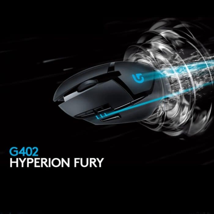 Logitech G402 USB-Schnittstelle, 8 Tasten, 4000 DPI, fünf Geschwindigkeiten, einstellbares Hochgeschwindigkeits-Tracking, kabelgebundene optische Gaming-Maus, Länge: 2 m – Bild 11