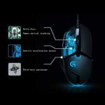 Logitech G402 USB-Schnittstelle, 8 Tasten, 4000 DPI, fünf Geschwindigkeiten, einstellbares Hochgeschwindigkeits-Tracking, kabelgebundene optische Gaming-Maus, Länge: 2 m – Bild 5