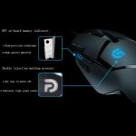 Logitech G402 USB-Schnittstelle, 8 Tasten, 4000 DPI, fünf Geschwindigkeiten, einstellbares Hochgeschwindigkeits-Tracking, kabelgebundene optische Gaming-Maus, Länge: 2 m – Bild 8