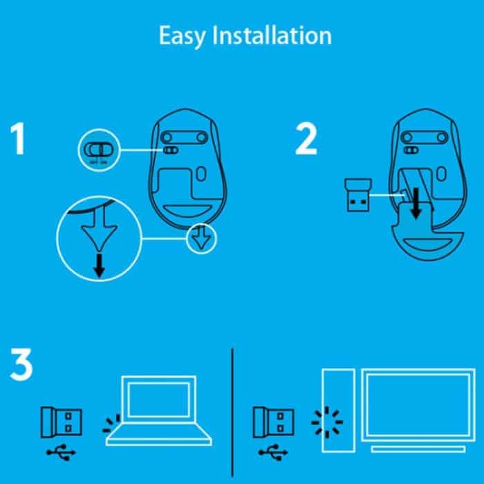 Logitech M330 kabellose optische Mute-Maus mit Micro-USB-Empfänger – Bild 12