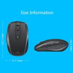 Logitech MX Anywhere 2S 4000DPI Bluetooth + Unifying Dual-Mode wiederaufladbare kabellose optische Gaming-Maus mit symmetrischem Design – Bild 5