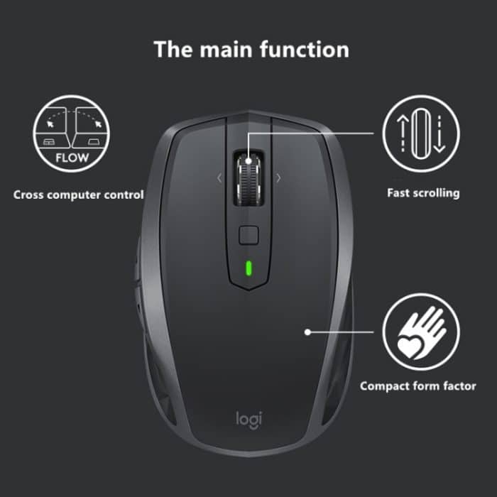 Logitech MX Anywhere 2S 4000DPI Bluetooth + Unifying Dual-Mode wiederaufladbare kabellose optische Gaming-Maus mit symmetrischem Design – Bild 7