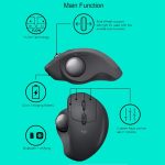 Logitech MX ERGO 440DPI Bluetooth + Unifying Dual-Mode Wireless Trackball Optische Maus, MX ERGO – Bild 11