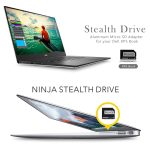 BASEQI Versteckte Hochgeschwindigkeits-SD-Kartenhülle aus Aluminiumlegierung für Dell Inspiron 7000 14-Zoll-Laptop – Bild 4