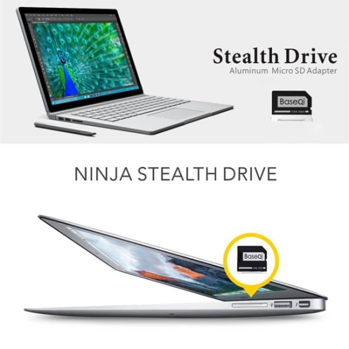 BASEQI Hidden SD-Kartenetui aus Aluminiumlegierung für Lenovo Flex4-14 Laptop – Bild 6