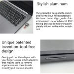 BASEQI Versteckte SD-Kartenhülle aus Aluminiumlegierung für Xiaomi Pro 15,6 Zoll GTX1050 Laptop – Bild 7