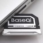 BASEQI 504MSV 128 GB Micro SD (TF) -Speicherkarte aus Aluminiumlegierung für Macbook Pro Retina 15-Zoll-Laptops (Ende 2013 - danach) – Bild 2