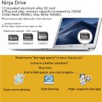 BASEQI 303MA 256 GB Micro SD (TF) -Speicherkarte aus Aluminiumlegierung für Macbook Pro Retina 13,3-Zoll-Laptops – Bild 4