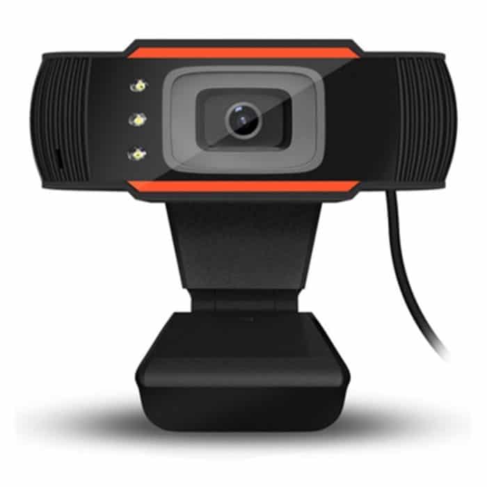 A870C3 480P Webcam USB-Stecker Computer-Web-Kamera mit Tonabsorption Mikrofon & 3 LEDs, Kabellänge: 1,4m – Bild 2