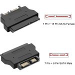 SATA 22 Pin Buchse zu SLIMLINE SATA 13 Pin Stecker Adapter – Bild 4