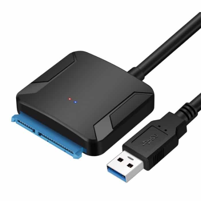 PC9531.jpg Professioneller SATA-zu-USB 3.0-Kabeladapter 2,5 / 3,5-Zoll-SSD-Festplatten-Erweiterungsanschluss – Bild 1