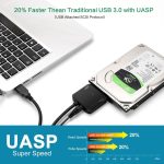 Professioneller SATA-zu-USB 3.0-Kabeladapter 2,5 / 3,5-Zoll-SSD-Festplatten-Erweiterungsanschluss – Bild 5