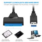 Professioneller SATA-zu-USB 3.0-Kabeladapter 2,5-Zoll-SSD-Festplatten-Erweiterungsanschluss – Bild 4