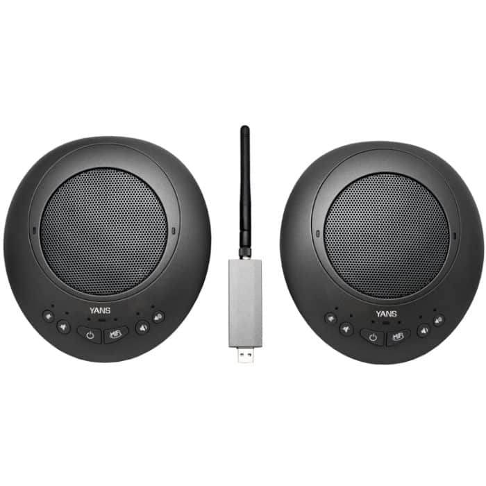 PC9679B.jpg YANS YS-M31L 2,4G Videokonferenz Drahtloses omnidirektionales Mikrofon, YS-M31L – Bild 1