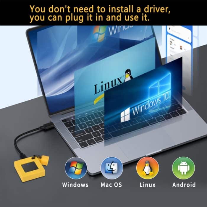 Externes M.2 2230 NVMe Type-C 10Gbps-Festplattengehäuse – Bild 7