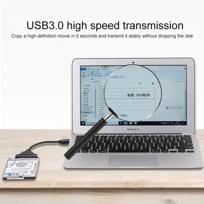 USB 3.0 zu SATA 6G USB Easy Drive-Kabel, Kabellänge: 15 cm – Bild 5