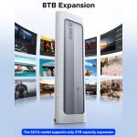 ORICO AXM2-G2-GY-BP M.2 NVMe SSD-Gehäuse mit Silikon-Schutzhülle und Typ-C-Gehäuse – Bild 7