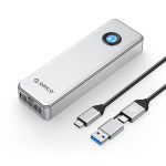 ORICO OUM2-G20-GY-BP 20 Gbit/s M.2 SSD-Gehäuse mit Typ-C+USB-Kabel
