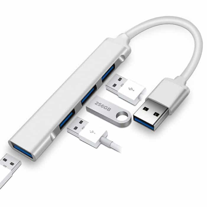 A809 USB 3.0 x 1 + USB 2.0 x 3 auf USB 3.0 Multifunktions-Splitter-HUB-Adapter, A809 – Bild 1