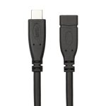 USB 3.1 Typ-C / USB-C-Stecker zum Typ-C / USB-C-Buchsenkabeln, Länge: 1m – Bild 2