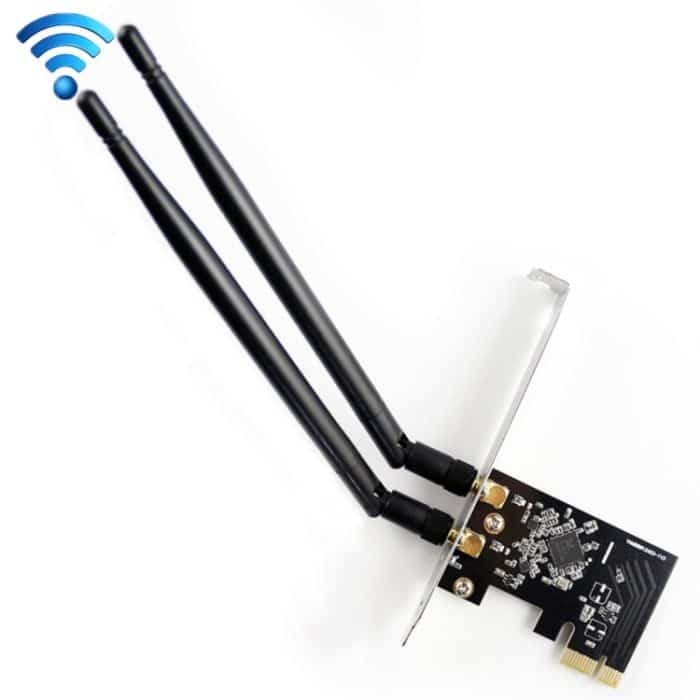 PC9851.jpg EDUP EP-9607 1200 Mbit / s Dualband-PCI-E Express-Netzwerkkarte für drahtlose Adapter mit 2 x 6 dBi-Antennen – Bild 1