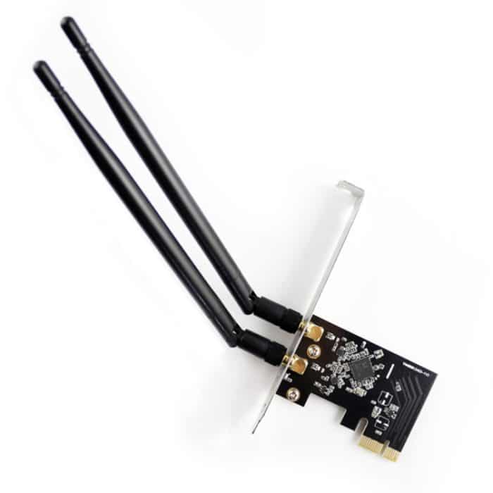 EDUP EP-9607 1200 Mbit / s Dualband-PCI-E Express-Netzwerkkarte für drahtlose Adapter mit 2 x 6 dBi-Antennen – Bild 2