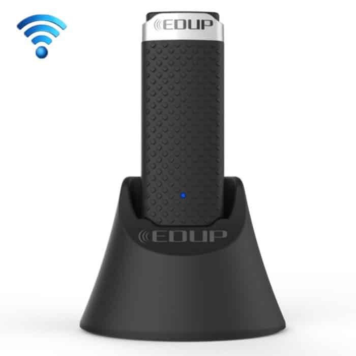 EDUP EP-AC1609 1200 Mbit / s Hochgeschwindigkeits-USB 3.0 WiFi-Adapter Empfänger Ethernet-Adapter mit 1 m verlängertem Kabel und Sockel – Bild 1