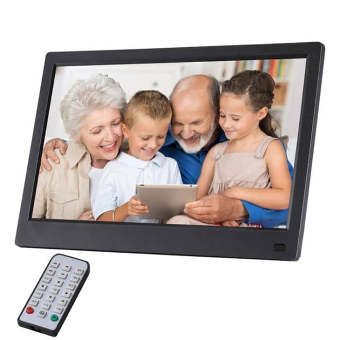 Digitaler Bilderrahmen mit 11,6 Zoll FHD-LED-Display, Halterung und Fernbedienung, MSTAR V56-Programm, unterstützt USB-/SD-Karteneingang, MSTAR V56 11.6 inch, 11.6 inch – Bild 1