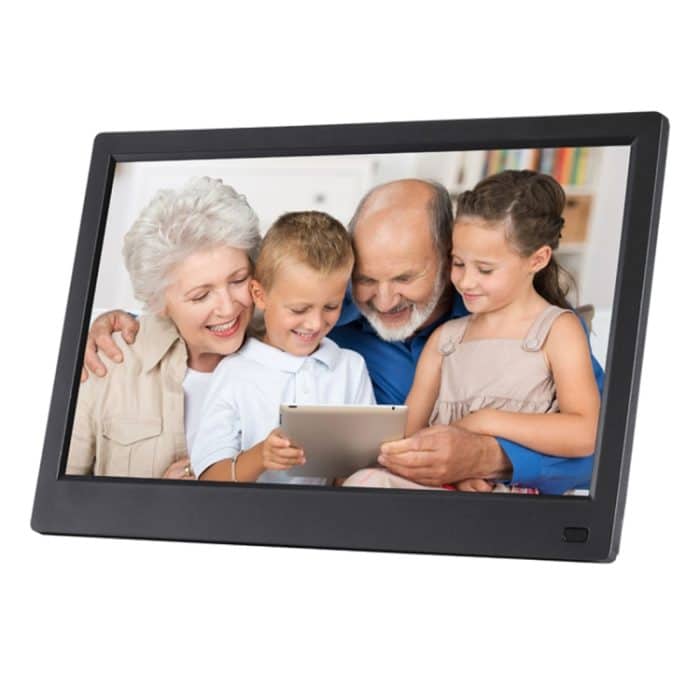 Digitaler Bilderrahmen mit 11,6 Zoll FHD-LED-Display, Halterung und Fernbedienung, MSTAR V56-Programm, unterstützt USB-/SD-Karteneingang, MSTAR V56 11.6 inch, 11.6 inch – Bild 2