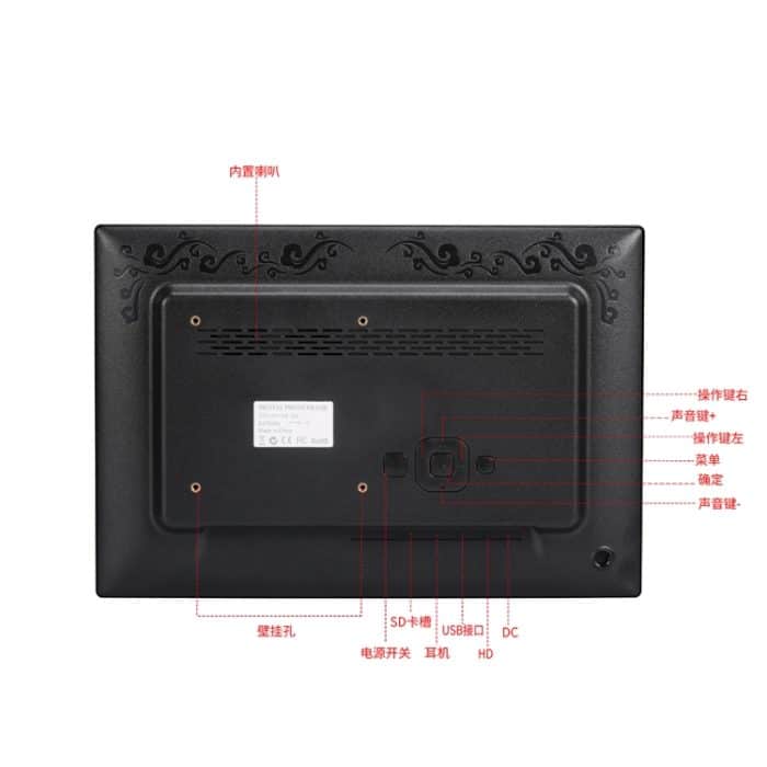 13-Zoll-High-Definition-Digital-Fotorahmen Elektronischer Fotorahmen Showcase Display Video-Werbemaschine – Bild 5