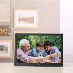 14-Zoll-Digitalfotorahmen Elektronischer Fotorahmen Ultraschmale Seitenunterstützung 1080P Wandwerbemaschine – Bild 6