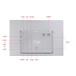 15-Zoll-Digitalfotorahmen Elektronischer Fotorahmen Ultraschmale Seitenunterstützung 1080P Wandwerbemaschine – Bild 4