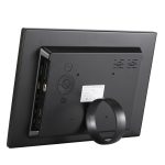 HSD1202 12,1 Zoll 1280x800 Hochauflösungsdiehbetriebsdigitaler Fotorahmen mit Halter und Fernbedienung, Unterstützung von SD / MMC / MS -Karte / USB -Anschluss, US -Plug, Stecker – Bild 4
