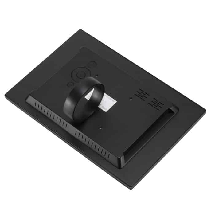 HSD1202 12,1 Zoll 1280x800 Hochauflösungsdiehbetriebsdigitaler Fotorahmen mit Halter und Fernbedienung, Unterstützung von SD / MMC / MS -Karte / USB -Anschluss, US -Plug, Stecker – Bild 5