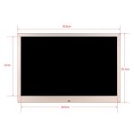 HSD1303 13,3 Zoll LED 1280x800 hochauflösend digitaler Fotorahmen mit Halter und Fernbedienung, Unterstützung von SD / MMC / MS -Karte / USB -Anschluss, US -Plug (Gold) – Bild 5