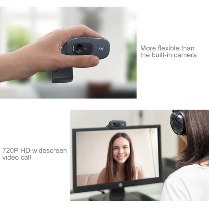 Die Logitech C270 HD-Webkamera erfüllt alle Anforderungen an HD-720p-Videoanrufe – Bild 7